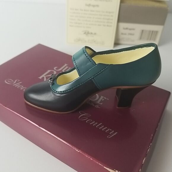 Just The Right Shoe by Raine Suffragette 25041 w/ Box & COA Fashion Figurine '99 - Picture 4 of 8